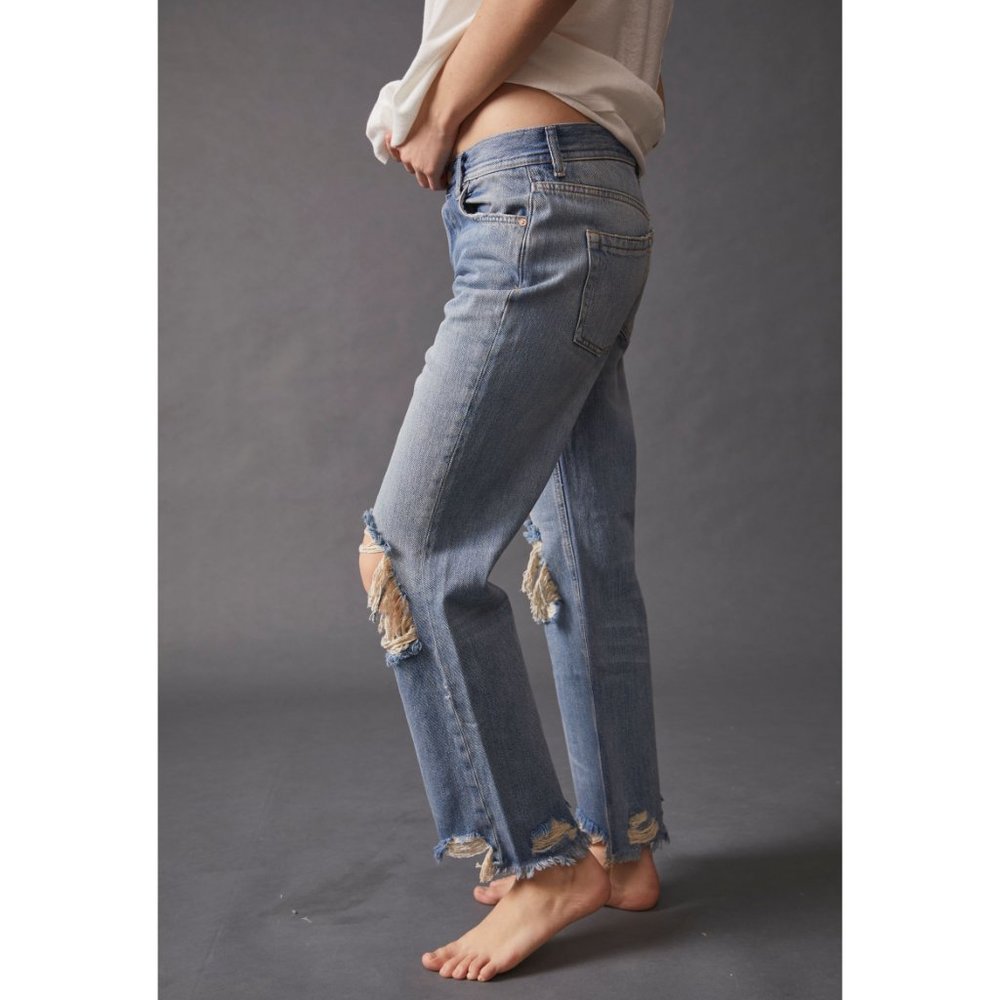NWOT Free People Maggie Mid Rise Jeans in Aged to Perfection - Size 32 - Picture 3 of 9